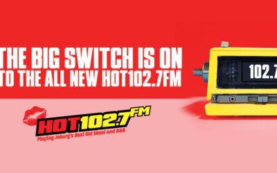 The big switch is on to the all-new Hot 102.7FM
