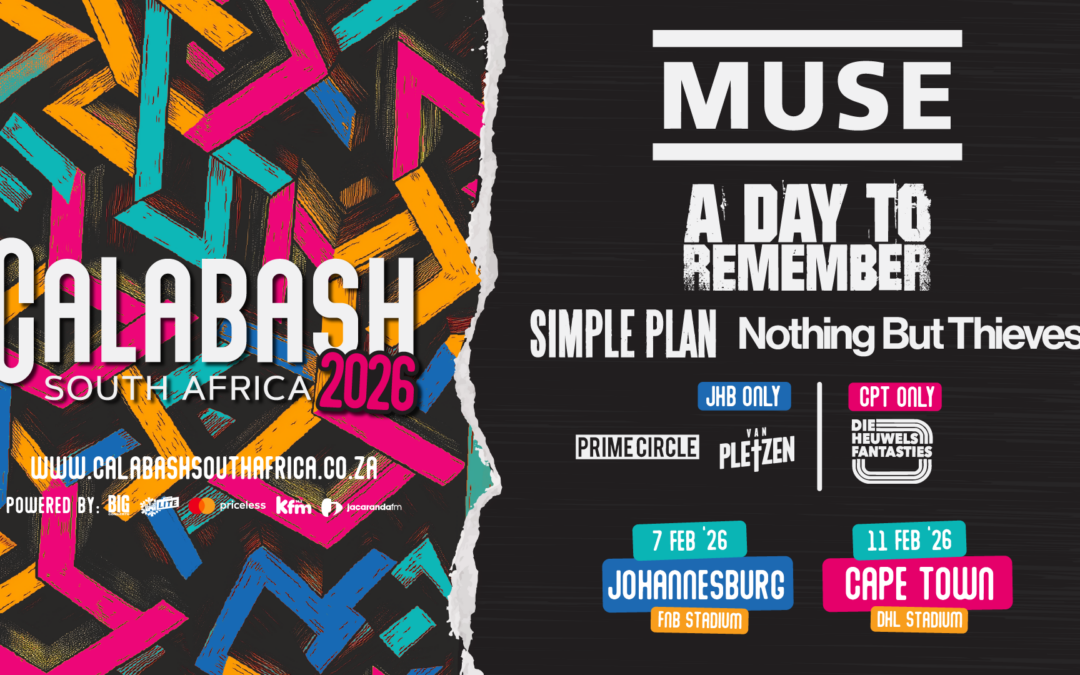 Muse headlines Calabash South Africa 2026 alongside A Day To Remember, Simple Plan, Nothing But Thieves!