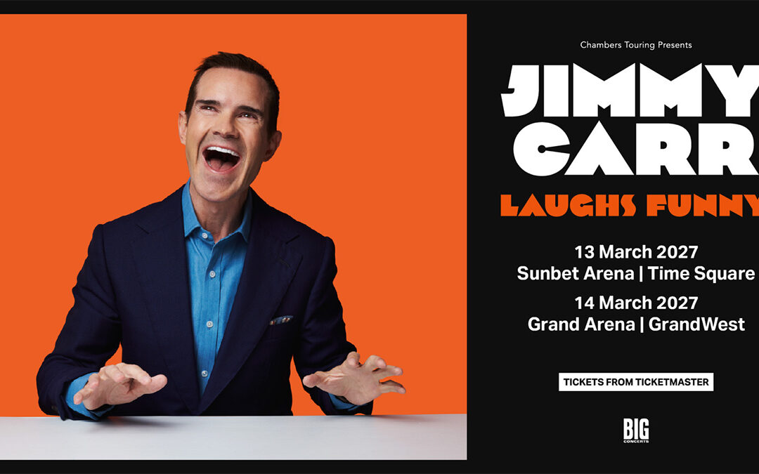 Award-winning comedian Jimmy Carr announces South Africa dates for his ‘Laughs Funny’ tour